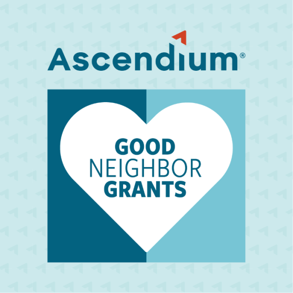 Ascendium and Good Neighbor Grants heart logo