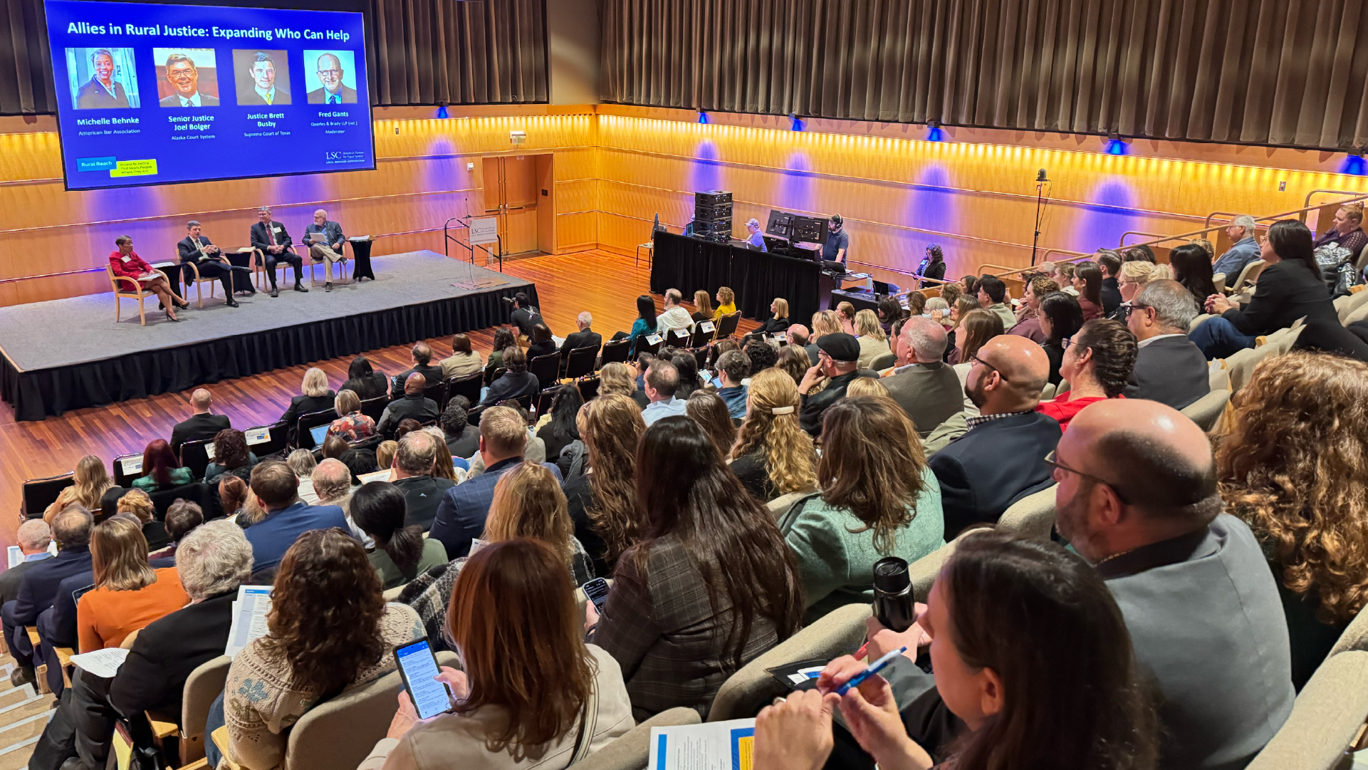 Over 150 people attended Rural Reach: Access to Justice That Meets People Where They Are.