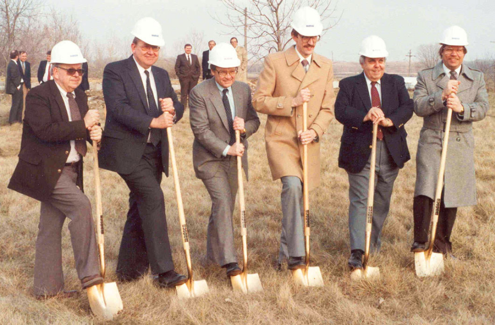 Board members breaking ground on Great Lakes’ first office on Madison’s north side