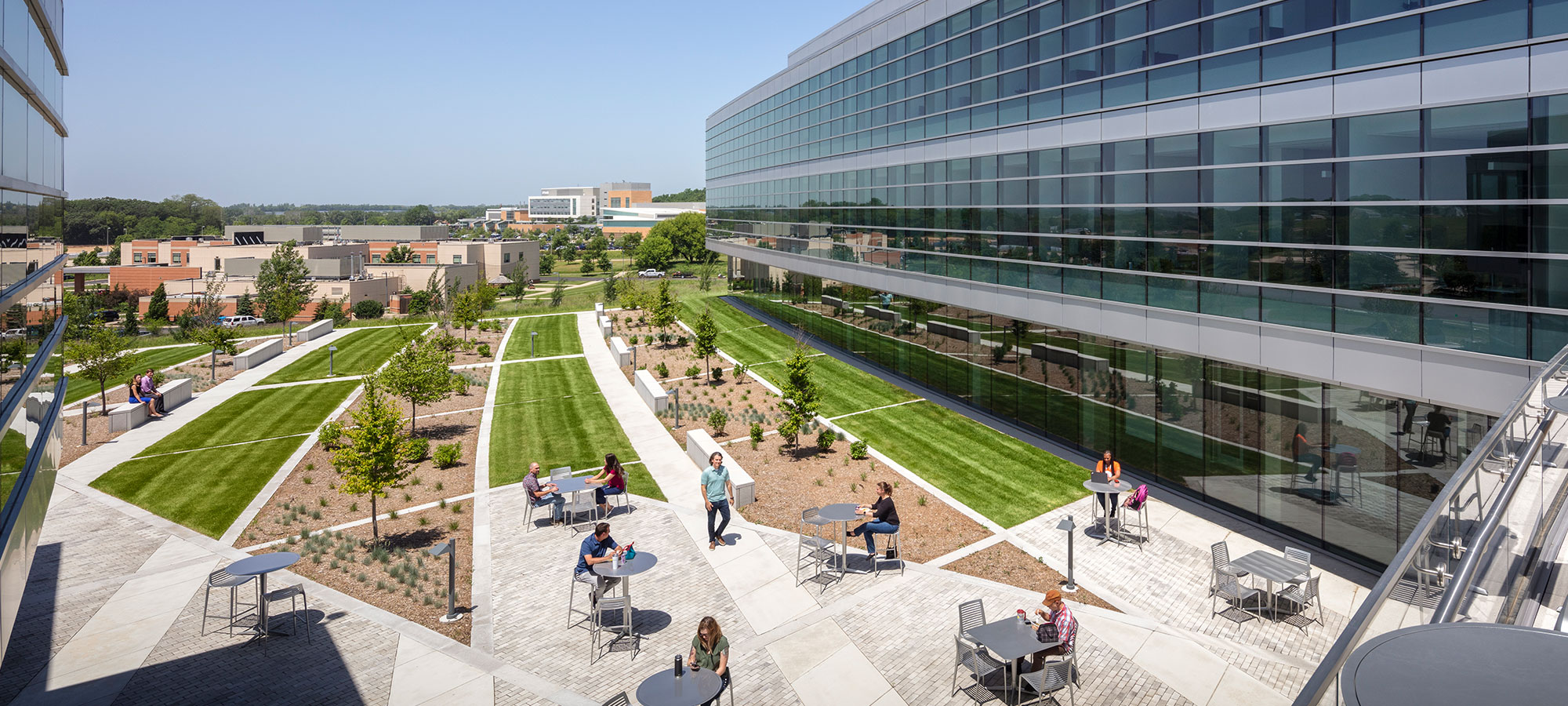 A view of the Ascendium campus.