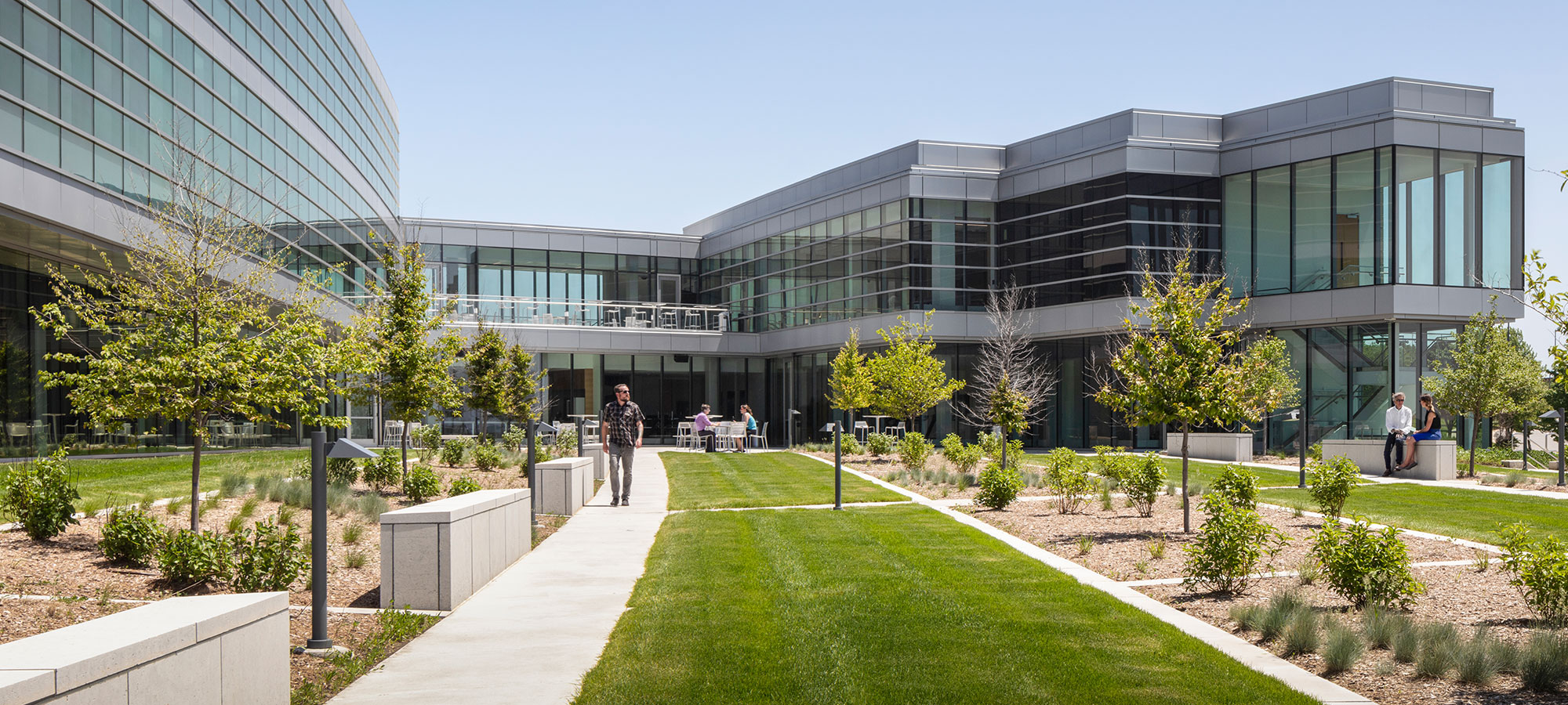 Exterior shot of the Ascendium building.