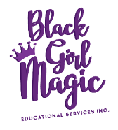 logo with text Black Girl Magic Educational Services Inc.